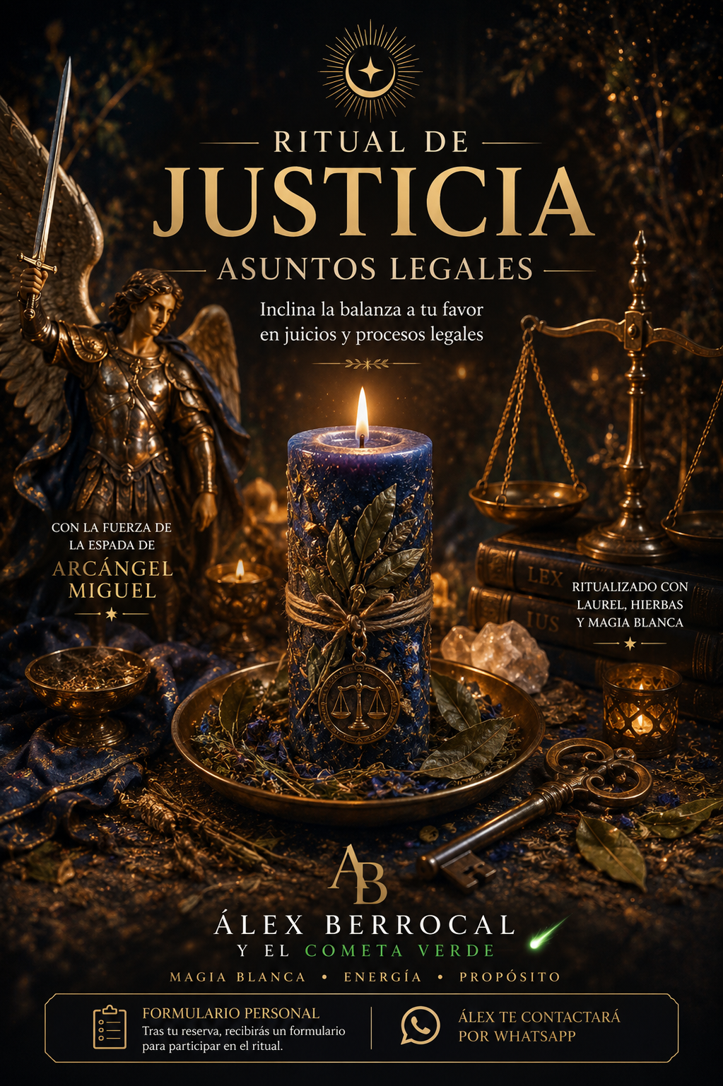 RITUAL DE JUSTICIA Y ASUNTOS LEGALES – Favorece resoluciones justas y desbloquea procesos