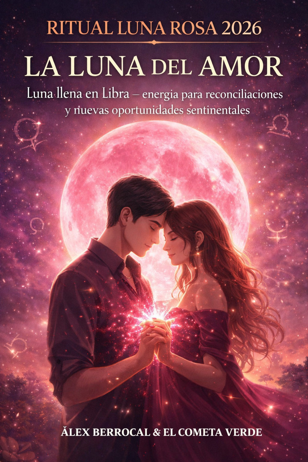 RITUAL LUNA ROSA 2026 – LA LUNA DEL AMOR 🌸✨ Luna llena en Libra – energía para reconciliaciones y nuevas oportunidades sentimentales