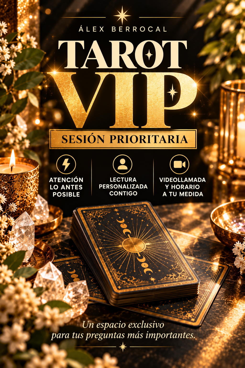 TAROT VIP | Sesión privada PRIORITARIA de 30 o 60 minutos