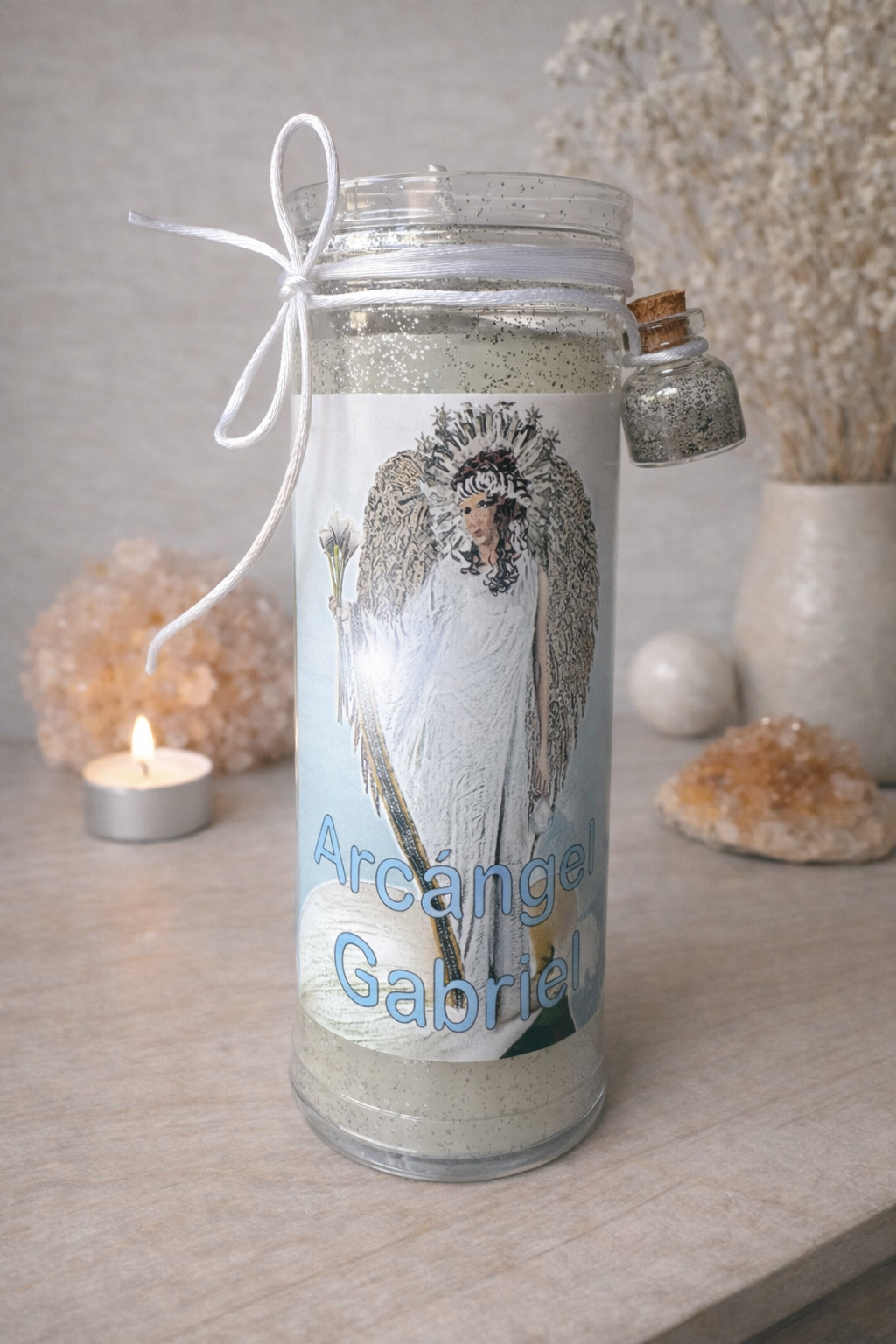 VELÓN DEL ARCANGEL GABRIEL -Comunicación, calma y pureza espiritual ✨ Shop
