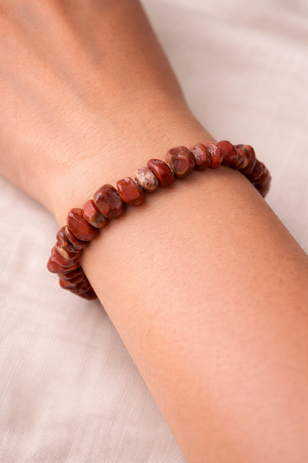 PULSERA JASPE ROJO-Energía y Estabilidad - Shop