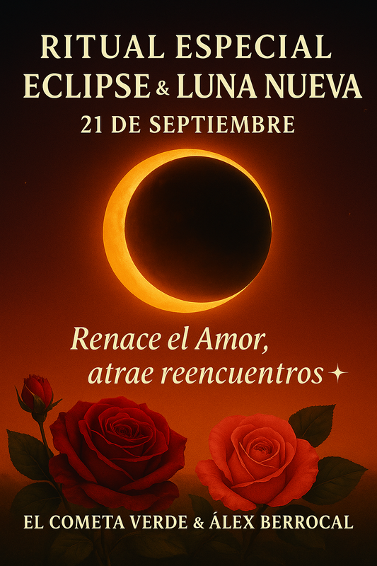 ☀️ RITUAL ESPECIAL ECLIPSE & LUNA NUEVA ✨ Renace el Amor, atrae reencuentros ✨