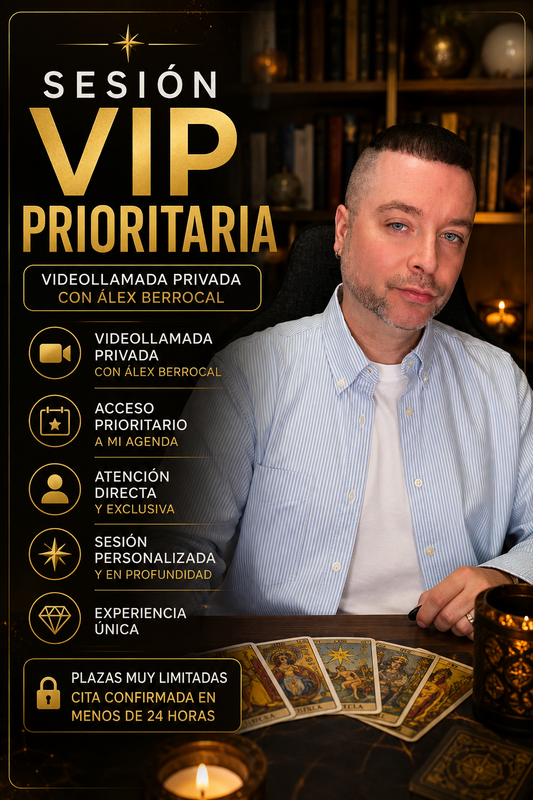 SESIÓN VIP PRIORITARIA — VIDEOLLAMADA PRIVADA CON ÁLEX BERROCAL