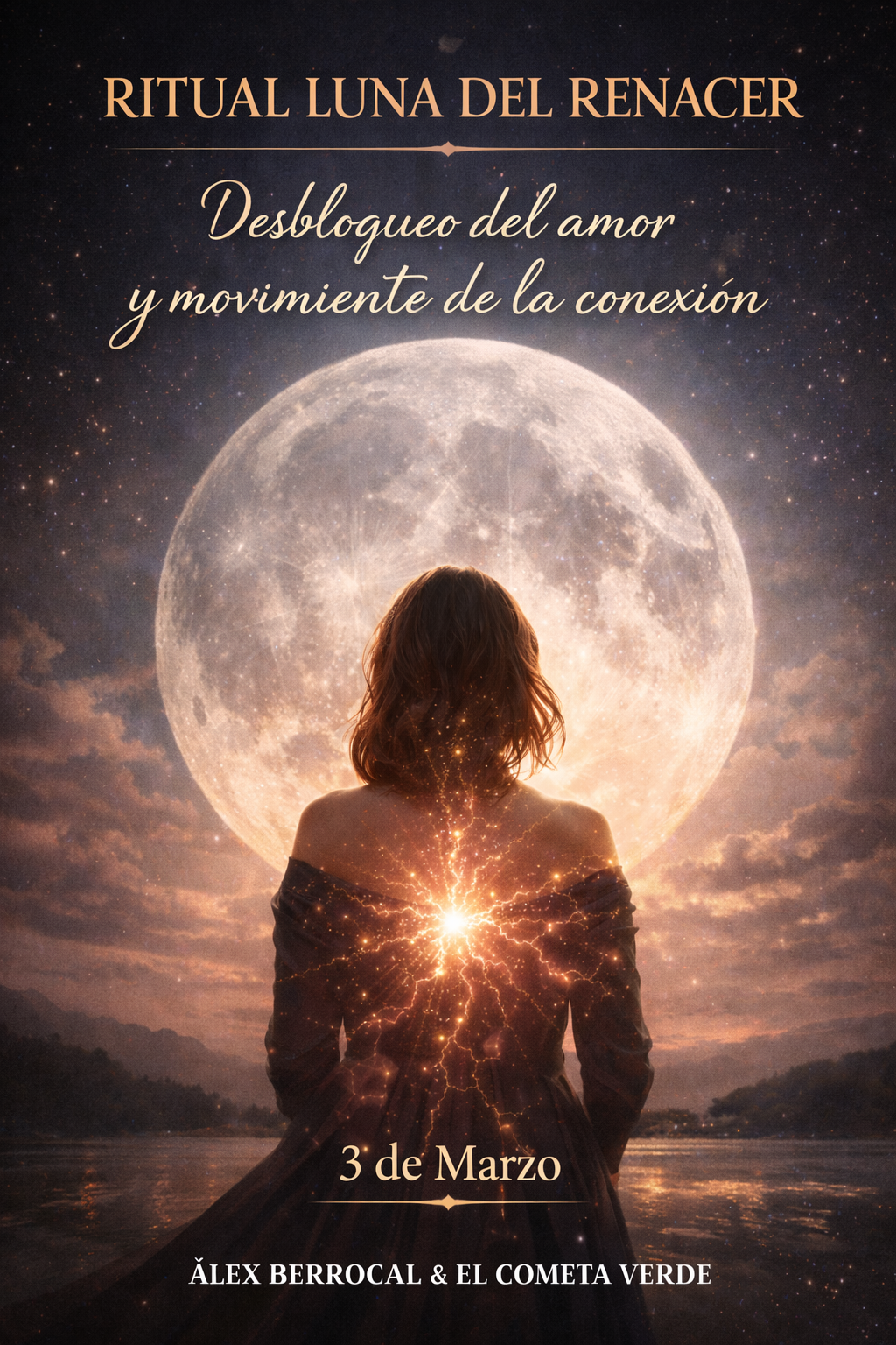 RITUAL LUNA DEL RENACER – PORTAL 3/3 (3 de Marzo)  Desbloquea tu conexión y abre el movimiento del amor