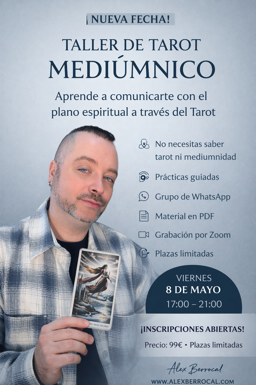 PRÓXIMA EDICIÓN OCTUBRE ✨ TALLER  DE TAROT MEDIÚMNICO - Un método único para recibir mensajes y evidencias del otro plano