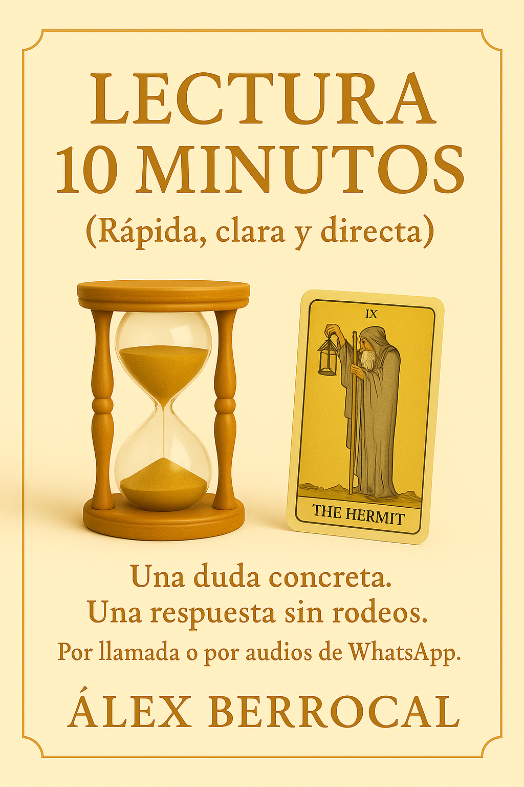 LECTURA DE TAROT - 1O MINUTOS