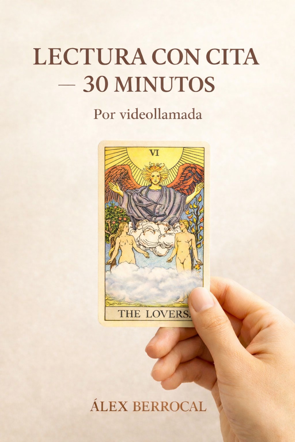 LECTURA CON CITA · 30 MINUTOS  Por videollamada