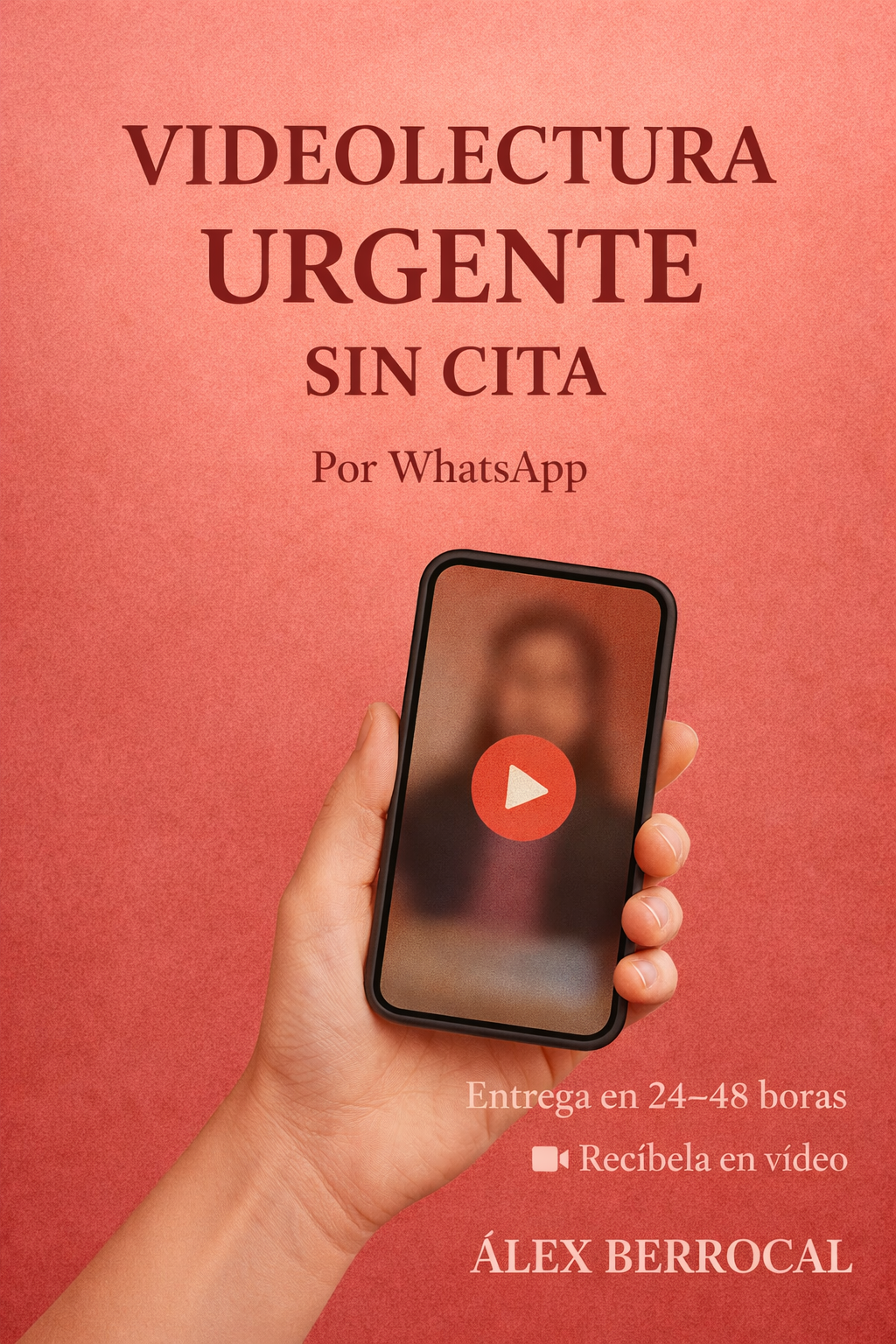 VIDEOLECTURA URGENTE · SIN CITA  Entrega en 24–48 horas