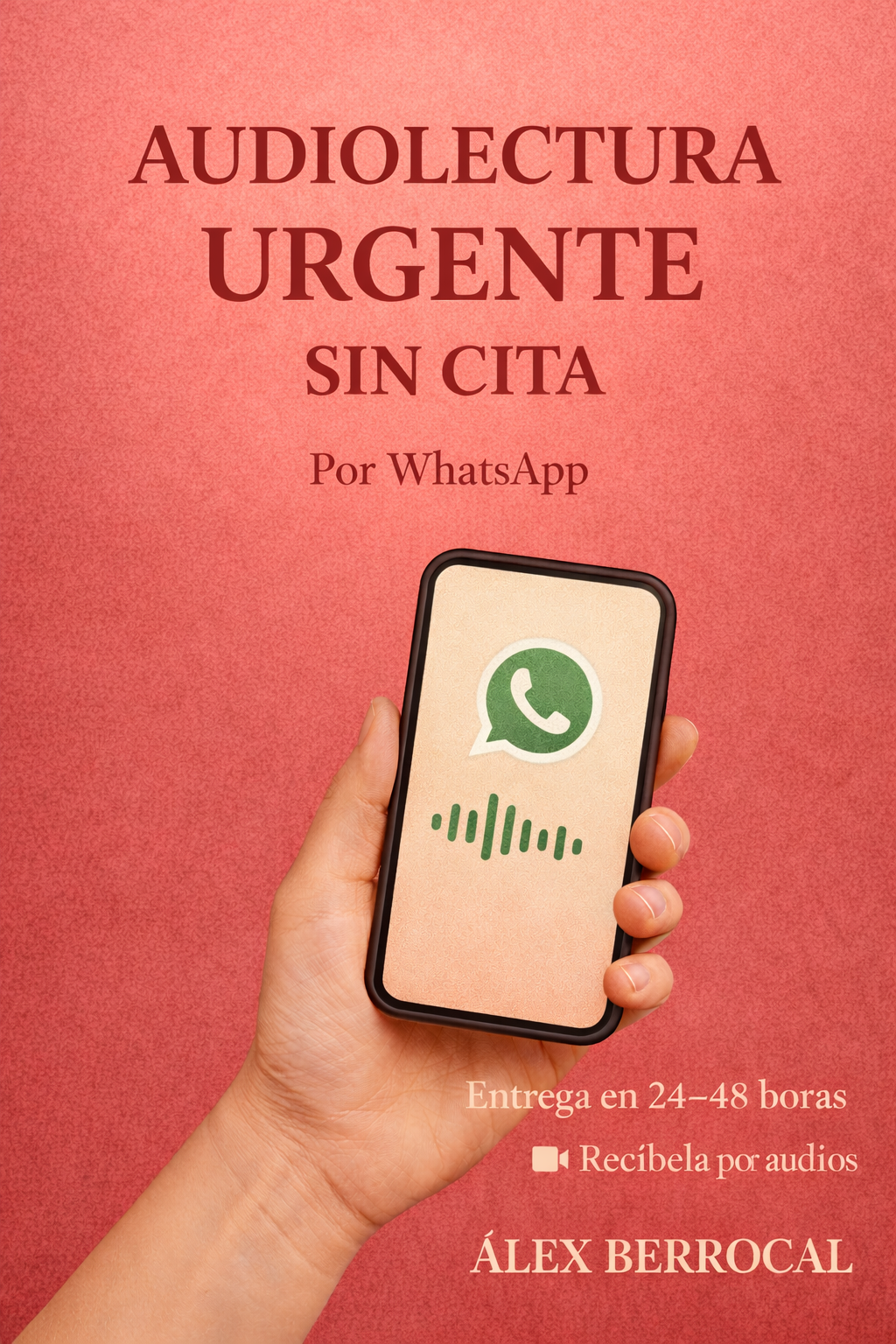 AUDIOLECTURA URGENTE · SIN CITA  Entrega en 24–48 horas