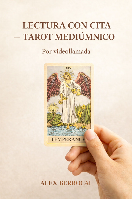LECTURA CON CITA · TAROT MEDIÚMNICO  · 30 minutos · Por videollamada