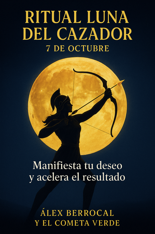 🌕 RITUAL LUNA DEL CAZADOR ( 7 octubre) · Activa tu poder de manifestación y acelera tu deseo ✨