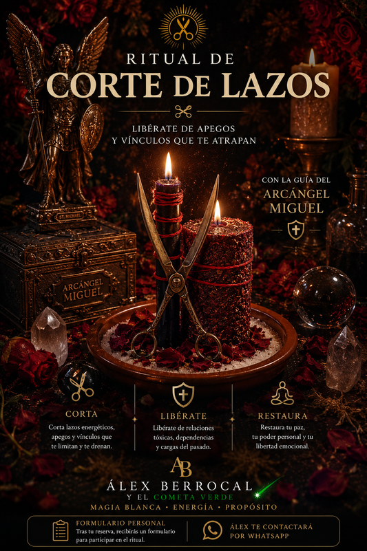 RITUAL DE CORTE DE LAZOS – Libérate de apegos y vínculos que te atrapan