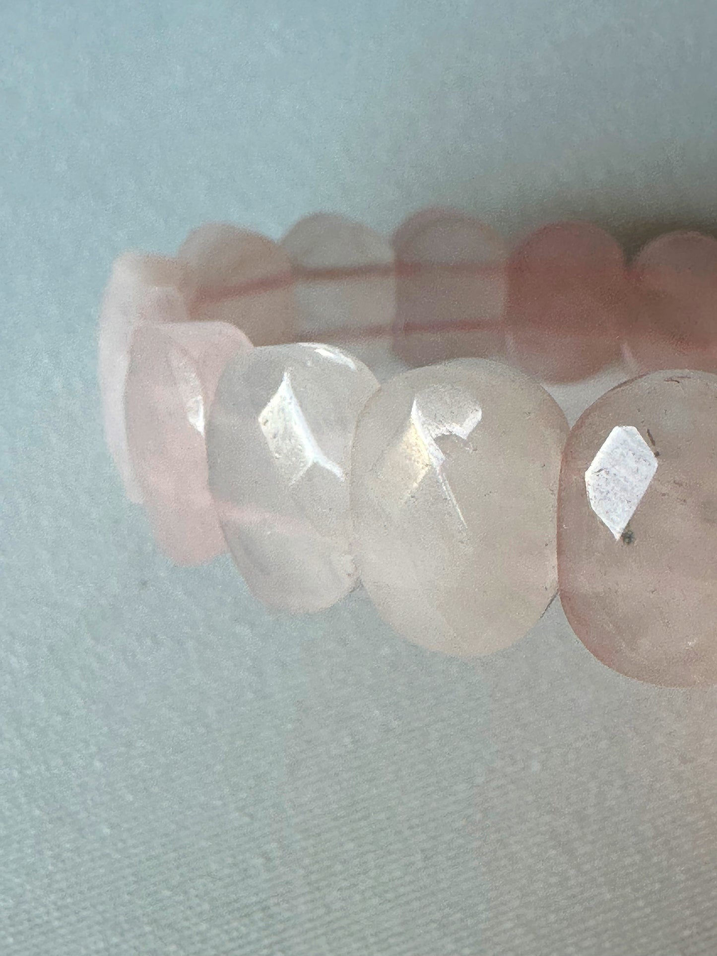 PULSERA DE CUARZO ROSA - Amor y amonia