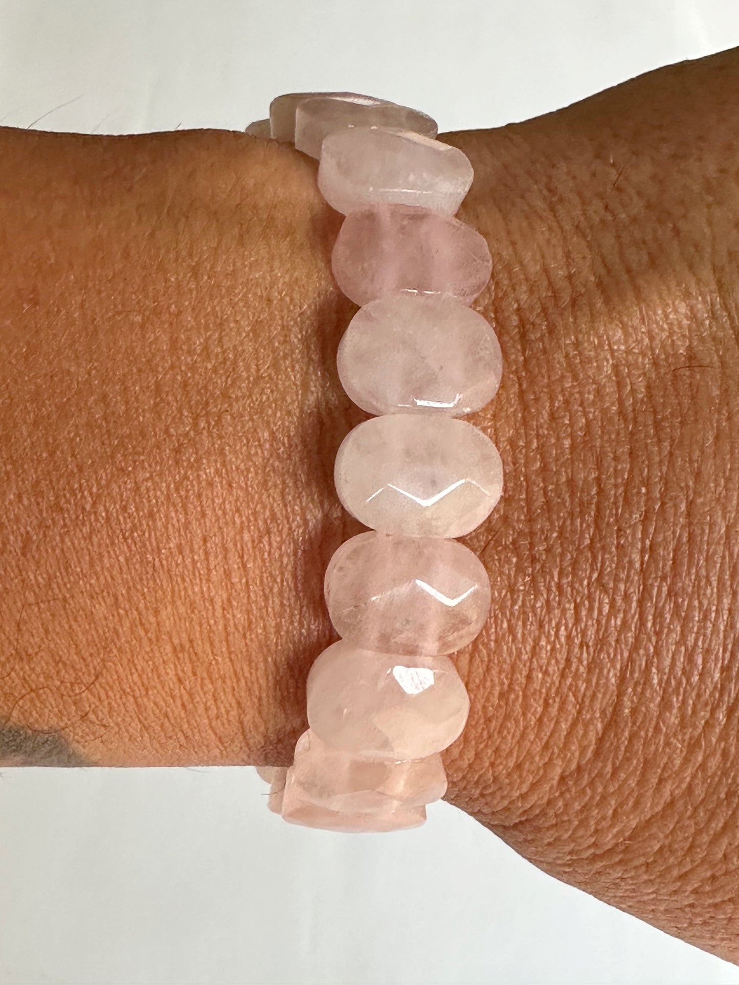 PULSERA DE CUARZO ROSA - Amor y amonia