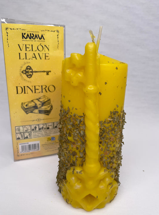VELÓN LLAVE DEL DINERO - Atrae el dinero