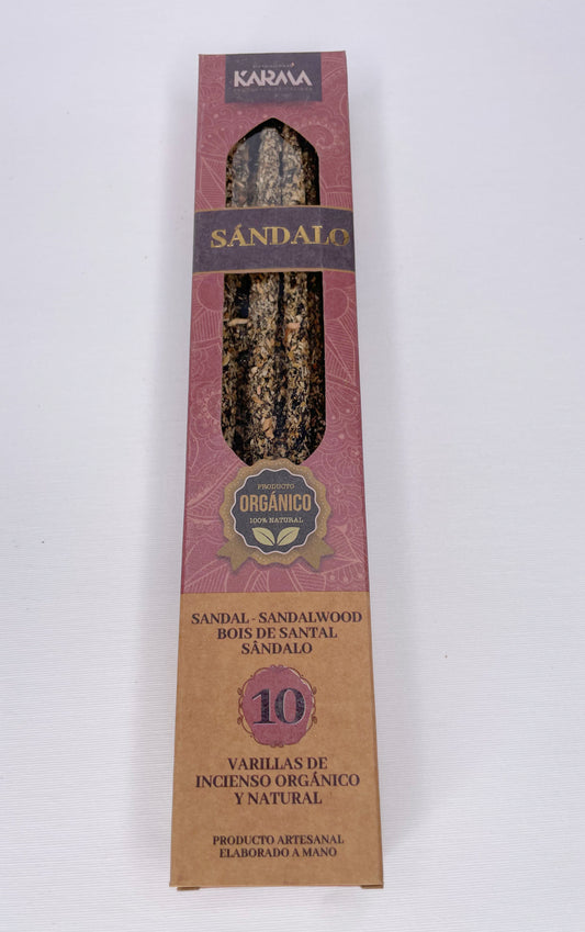 INCIENSO ORGÁNICO DE SÁNDALO