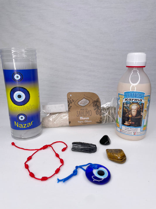 KIT DE PROTECCIÓN - Para limpiar el mal de ojo , proteger y fortalecer tu energía