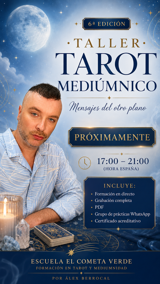 ✨  🜂 TALLER · TAROT MEDIÚMNICO ( en directo)- PROXIMAMENTE
