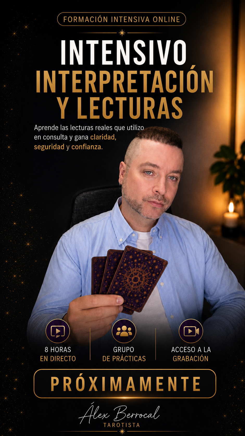 INTENSIVO DE INTERPRETACIÓN Y LECTURAS DE TAROT- Lecturas para diferentes situaciones reales, interpretación práctica y seguridad al leer tarot. ( clases en directo). PROXIMAMENTE