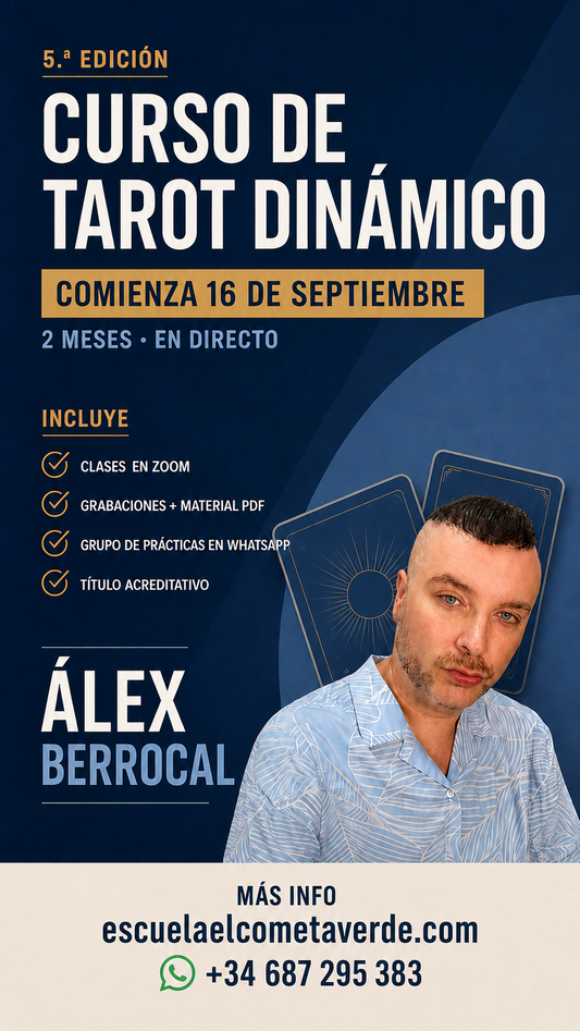 PROXIMA EDICION SEPTIEMBRE 🜂 · CURSO TAROT DINÁMICO - Formación completa