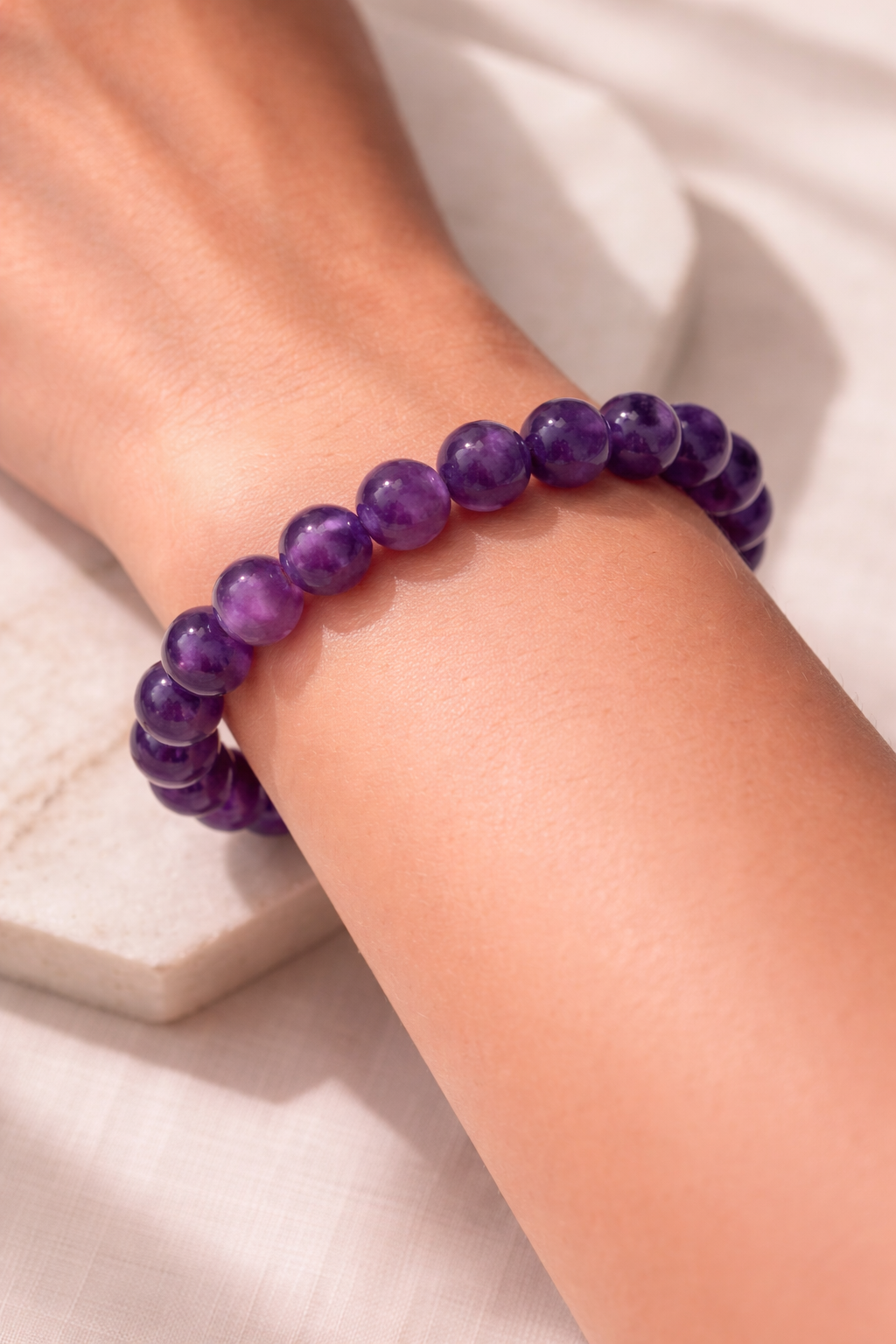 PULSERA DE AMATISTA - Protección y claridad mental - Shop