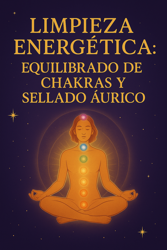LIMPIEZA ENERGÉTICA : EQUILIBRADO DE CHAKRAS Y SELLADO ÁURICO