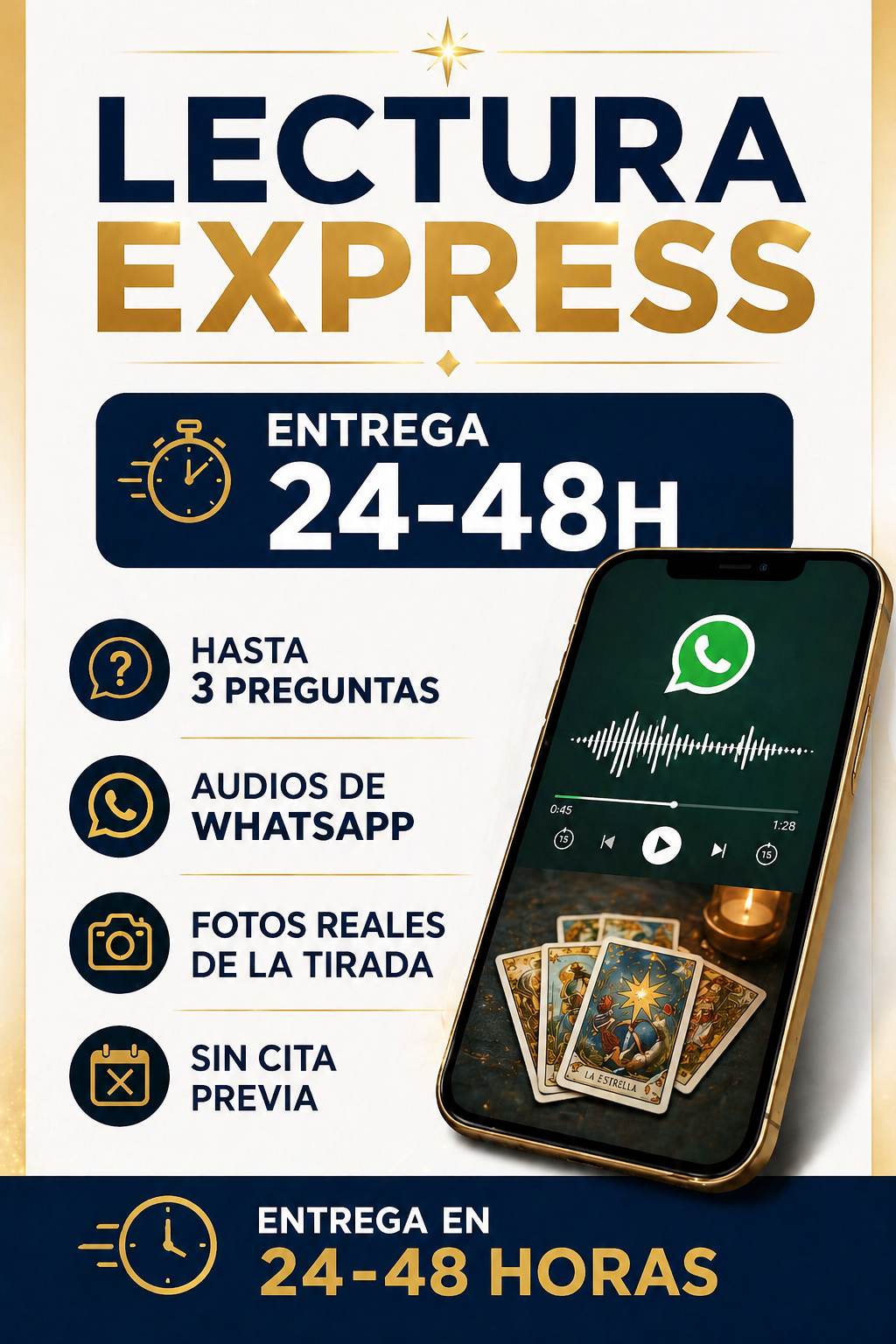 AUDIO LECTURA EXPRESS ⚡Hasta 3 preguntas. Entrega 24- 48 horas