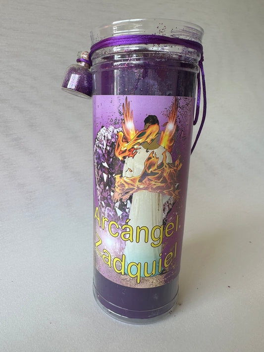 VELON ARCÁNGEL ZADQUIEL – Transmutación, limpieza y liberación espiritual ✨